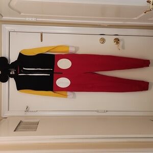 Disney Mickey Mouse onesie pajamas costume adult Extra Small